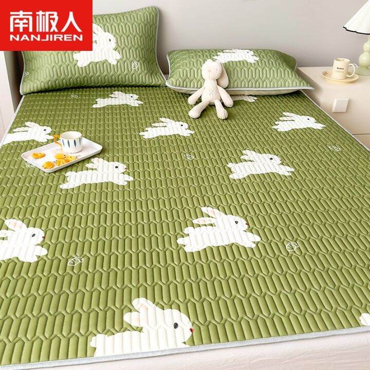 antarctic-people-latex-mat-three-piece-set-single-summer-sheets-student-dormitory-air-conditioning-ice-silk