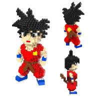 อะนิเมะ Dragonball Z Wukong Building Block Budo Set Wukong อิฐสีแดงที่เข้ากันได้อนุภาคประกอบของเล่นของขวัญสำหรับเด็ก