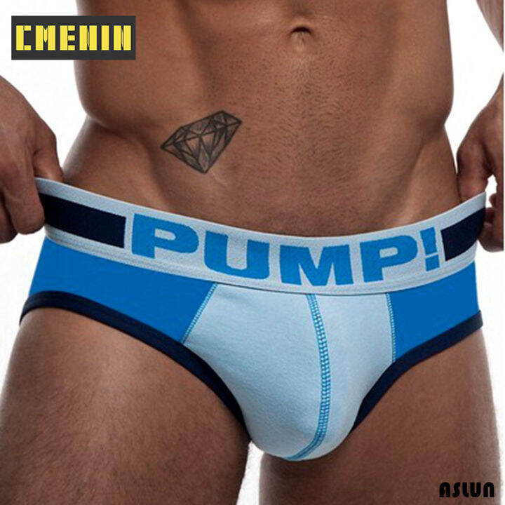 cmenin-official-store-brief-for-men-1-pieces-pumpสั้นสำหรับผู้ชาย-1-ชิ้น-pump-เอวต่ำผ้าไหมน้ำแข็งชุดชั้นในเซ็กซี่ผู้ชายกางเกงจ็อกสแตรปเอวต่ำผู้ชายกางเกงบิกินี่ชายกางเกง-splice-บุรุษชั้นใน-h69