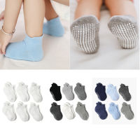 6 PairsLot Winter Cotton Socks Anti-slip Non Skid Ankle Socks Baby Toddler Kids Boys Girls 0-7Years