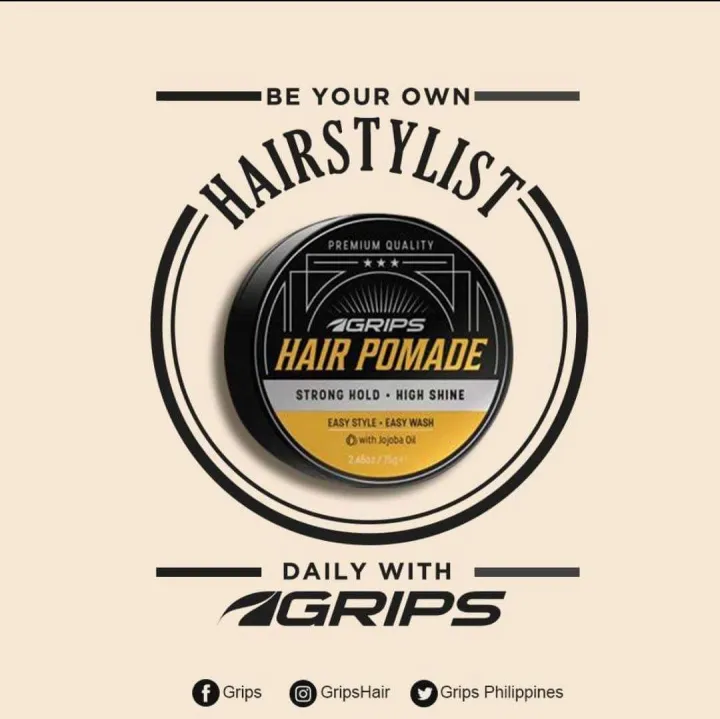 Grips Pomade Hair wax Lazada PH