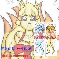 พิมพ์สองด้านขนาดชีวิตปลอกหมอนร่างกาย Dakimakura อะนิเมะ Fury Ninetails ตกแต่งปลอกหมอน