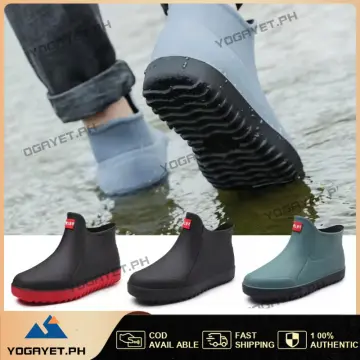 Fashion Waterproof Non-Slip Men′ S Rain Boots Short Tube Kitchen Work  Fishing Rain Boots Car Wash Water Shoes Trend Rubber Overshoes - China Rain  Boots and Ladies Boots price