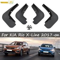 OE สไตล์แม่พิมพ์รถโคลนอวัยวะเพศหญิงสำหรับ KIA Rio X-Line KX ข้าม2017 2018 2019 2020บังโคลนยามสาดพนังบังโคลนรถจัดแต่งทรงผม