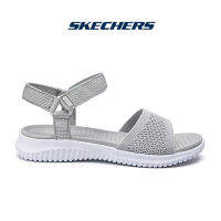 Skechers_สเก็ตเชอร์ส รองเท้าแตะผู้หญิง Women On-The-GO GOwalk Arch Fit Spirited Walking Sandals - 170056-BKGY - Lightweight, Dual-Density