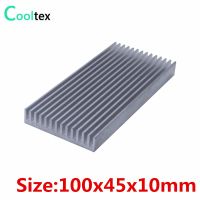 100% new 100x45x10mm Aluminum heatsink radiator heat sink for chip LED computer s component  heat dissipation cooling Heatsinks