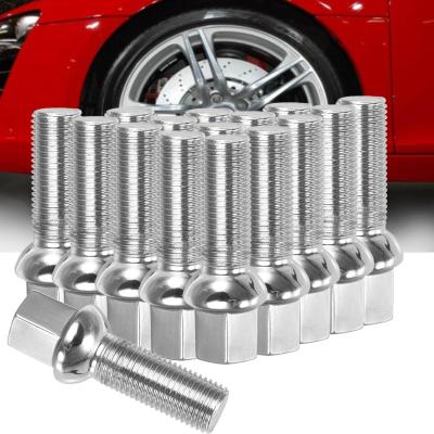 5/10PCS 35mm Alloy Steel M14X1.5 Car Wheel Nuts Screws Tire Tyre Screw Bolts For Audi Nails  Screws Fasteners