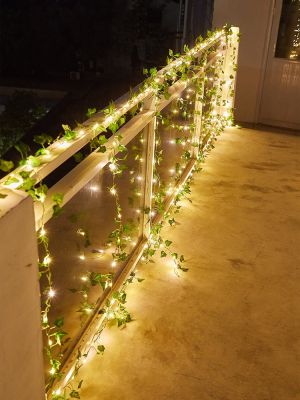 LED Fairy String Lights 2M 20LED/ 5M 50LED Maple Leaf Garland For Christmas Home Bedroom Wall Patio Decoration