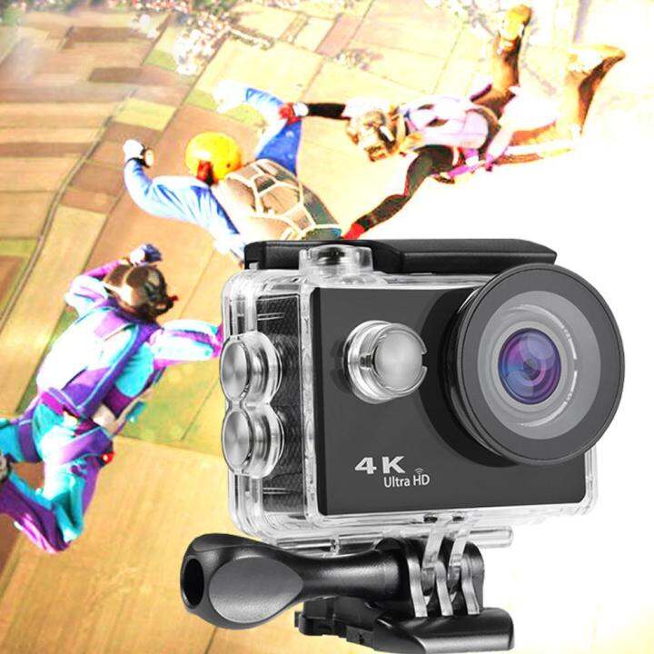 R71S Action Camera 4K Ultra HD WiFi Waterproof Up to 30M Lazada