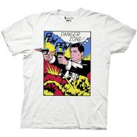 ใหม่ เสื้อยืดลําลอง แขนสั้น คอกลม พิมพ์ลาย Archer Pop Danger Zone สไตล์เกาหลี สําหรับผู้ชาย ผู้ใหญ่ A1