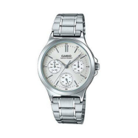 Casio Standard นาฬิกาข้อมือผู้หญิง สายสแตนเลส รุ่น LTP-V300D,LTP-V300D-7A - สีเงิน