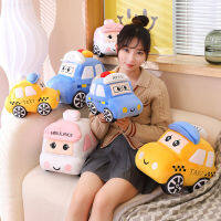 Pillow Car Toy Cartoon Ambulance Taxi Police Car Soft Huggable Boys 40cm 30cm