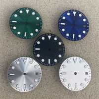 Sunburst Dial Round Nail Modified Dial 28.5Mm Green Luminous For 8215/2813 Movement With C Logo