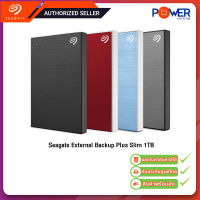 Seagate External Backup Plus Slim 1TB ฮาร์ดดิสก์สำหรับพกพา รับประกัน3ปี (STHN1000400,STHN1000402,STHN1000403,STHN1000405)