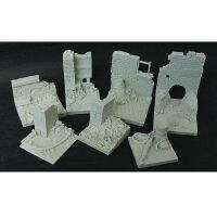 1/35 Resin Models Soldiers City Ruins Field Base Slabs Base  War Sand Table Special Platform Model Scenarios Fishing Reels