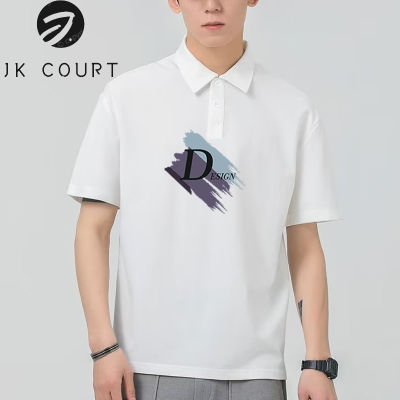 JK Court เสื้อโปโลโปโลผู้ชาย,แขนสั้นลำลองเสื้อโปโลฤดูร้อน