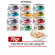 Pate Kitcat Gravy Cho Mèo Mọi Lứa Tuổi Dạng Nước Sốt 70g - Nông Trại Thú