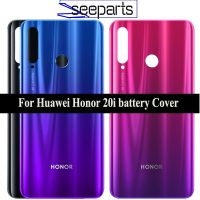 【☸2023 New☸】 baoyao สำหรับ Huawei Honor 20i ฝาครอบประตูหลังเคสด้านหลังที่อยู่อาศัยสำหรับเกียรติยศ10i ประตูปกด้วยการเปลี่ยนเลนส์