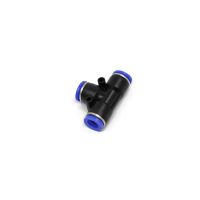 Pneumatic Tee Union Connector Tee Type Plastic Quick Push to Connect Tube Fitting For OD 10mm 12mm Tube PU/PA/PE/PVC Hose