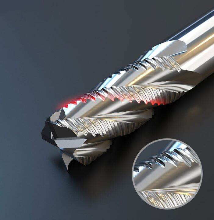 huhao-roughing-end-mill-4-flutes-wave-edge-40-helix-angle-เครื่องตัดมิลลิ่งแบบเปิดหยาบเครื่องมือกัด-cnc-router-biits