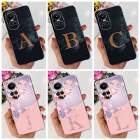 สำหรับ OPPO Reno 10 5G เคส CPH2531หรูหราพิมพ์ลายตัวอักษรซิลิโคนนิ่ม TPU OPPO Reno เคสสำหรับ OPPO 10 5G เคส2023