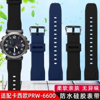 Suitable for Casio PRW-6611Y/6621Y strap 5571 PRW-6600 resin silicone watch strap 24mm