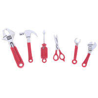 Johor 6ชิ้น/เซ็ต dollhouse MINI Repair kits อุปกรณ์เสริม HAMMER wrench เฟอร์นิเจอร์ของเล่น