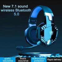 Inzhuo G2000 Head-mounted Bluetooth Dual Mode Gaming Headset 7.1channel With Microphone Wired And Wireless Switchable For Gamer