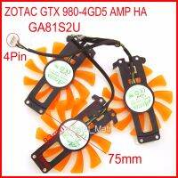 ✒┇ 3pcs/Lot GA81S2U 12V 0.38A 40x40x40mm 4Pin For ZOTAC GTX 980-4GD5 AMP HA Graphics Card Cooler Cooling Fan