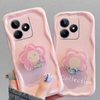 Phone Case เคส Infinix Hot 30i Hot30 Play Hot 20i 12i Hot 20 12 Play มาการองพร้อมเลนส์นูนดอกไม้มันวาวป้องกันซิลิโคนนิ่มฝาครอบ2023