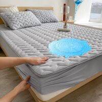 3pcs Waterproof Bedding Set 1pc Mattress Cover 2pcs Pillowcase Soft Comfortable Fitted Sheet Washable Durable Mattress Protector