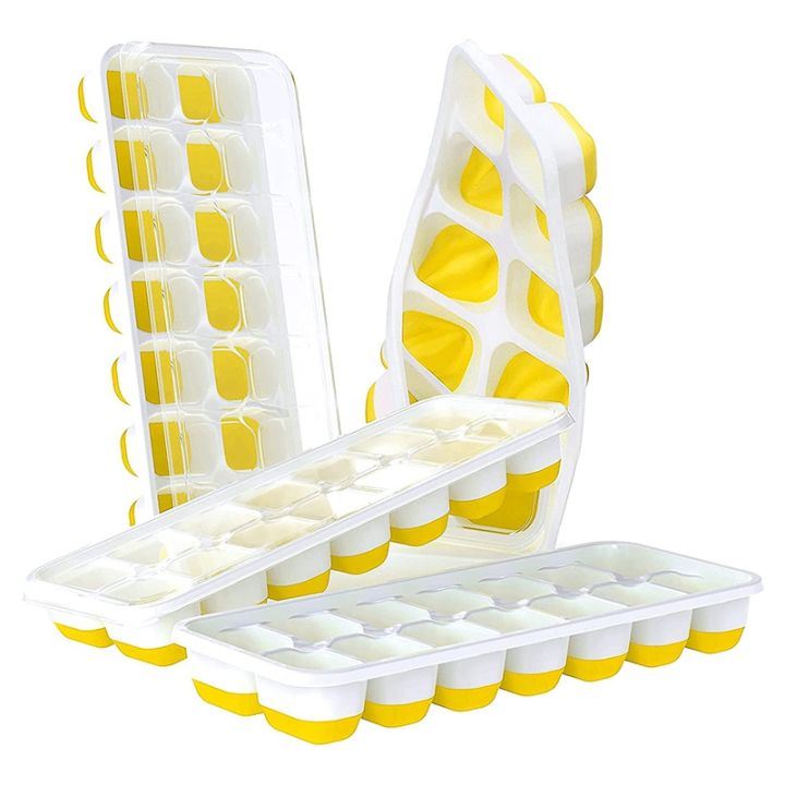 ice-square-trays-4-pack-easy-release-silicone-14-ice-square-trays-with-spill-resistant-removable-lid-for-cocktail