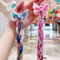 [A innovation] 2022 NewCuteBowColorful Braid HeadbandPonytail Holder Rubber Bands FashionAccessories