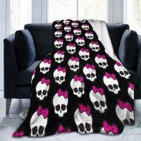 XZX180305  STMQM Monster High Anime Blanket Flannel Summer Breathable w a rm Throw Blankets for Bedding Car Bedspreads IIME