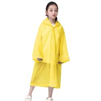 Poncho Toddler Long Sleeve Waterproof EVA Travel For Boys Girls Kid Raincoat Outdoor Portable Hiking Reusable Foldable With Hood