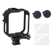 ™▧∋ Frame Case For Gopro MAX 360 Screen Protector Tempered Protective Lens Film Housing Cover Mount For Gopro Max