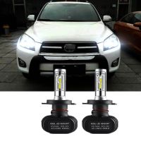 New หลอดไฟหน้ารถยนต์ H4 6000k สีขาว สําหรับ RAV4 2001-2005