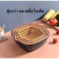 พร้อมส่ง--+สุด () ยกเซ็ท vegetable washing basket ตะกร้าล้างผักผลไม้ ตะกร้า ตะกร้าใส่ของ กะละมังพลาสติก กะละมังล้างผัก 3ขนาด ราคาถูก ถัง ถังน้ำ กะละมัง กะละมังพับ ได้ กะลังมังซิลิโคน กะละมังล้างผัก ซักผ้า ตั้งแคมป์