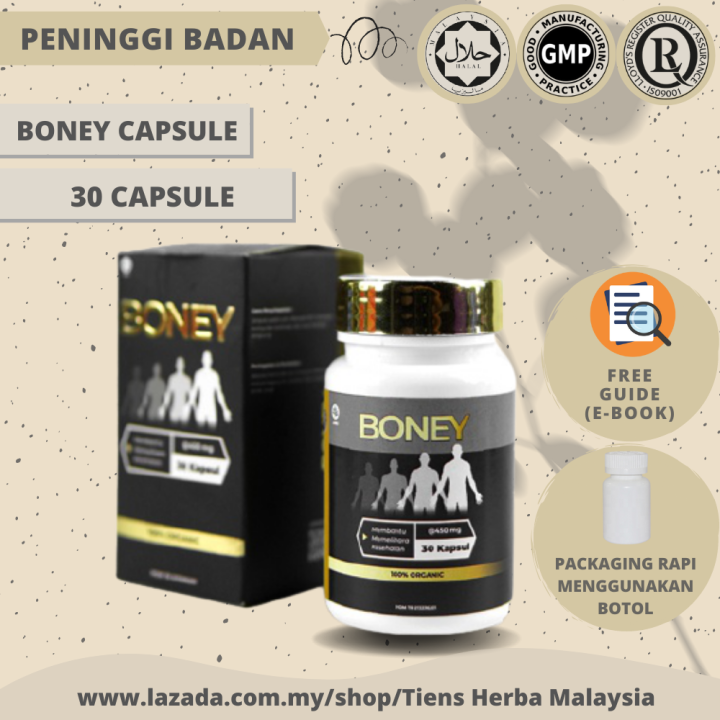 Peninggi Badan Original Boney Capsule Supplement Ubat Tinggi Badan