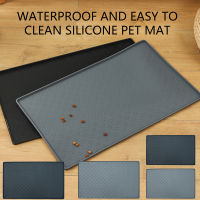 Feeding Mat Waterproof Non-slip Clean Silicone Cat Litter Mat Accessories Cats Bed House Pads Dog Cat Feeding Bowl Pad