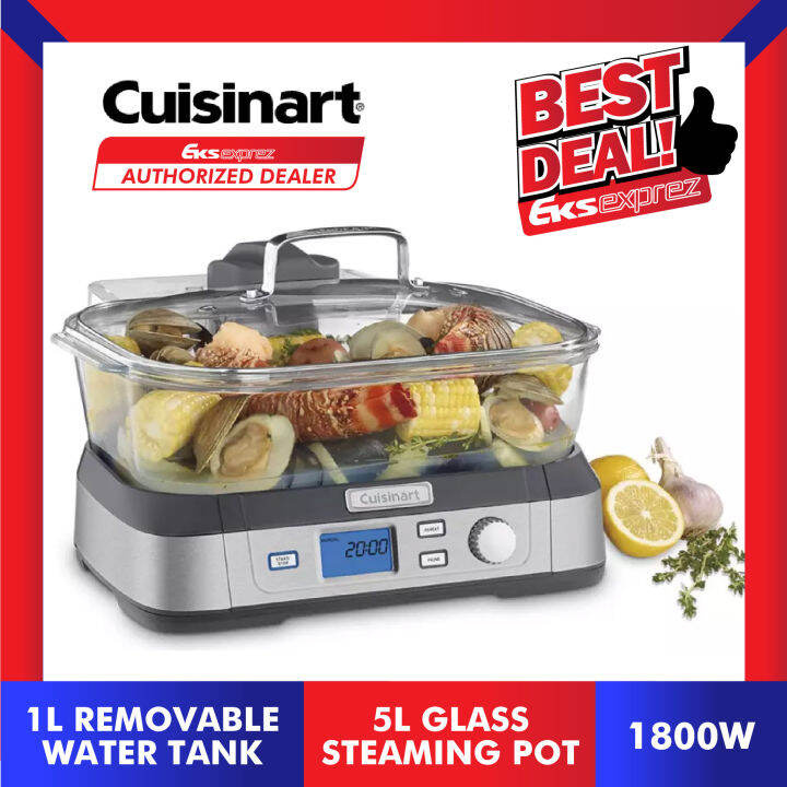 Cuisinart Cookfresh™ 5L Digital Glass Steamer (1800W) STM1000 / STM