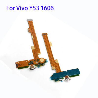 ขั้วต่อแท่นชาร์จสำหรับ Vivo Y53 1606 USB ชิ้นส่วนอะไหล่สายเคเบิลงอได้บอร์ดซ่อมโทรศัพท์มือถือ