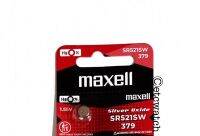 ถ่านกระดุม Maxell SR521SW / 379 1 ก้อน