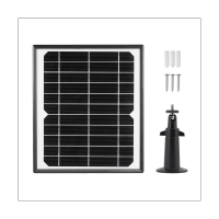 6W Solar Panel Micro-Charger Monitoring Solar Charging Panel Outdoor Camera Doorbell