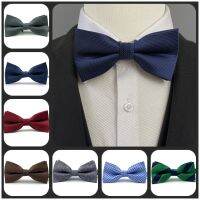 【cw】 Hot Men 39;s Bow Tie Pre Tied Ajustable Guest Woven Fashion Wedding