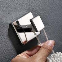 Stainless Steel Bathroom Accessories Set Towel Holder Mirror Plated Sliver Towel Ring Wall Mounted Hook Toilet Roll Paper Holder