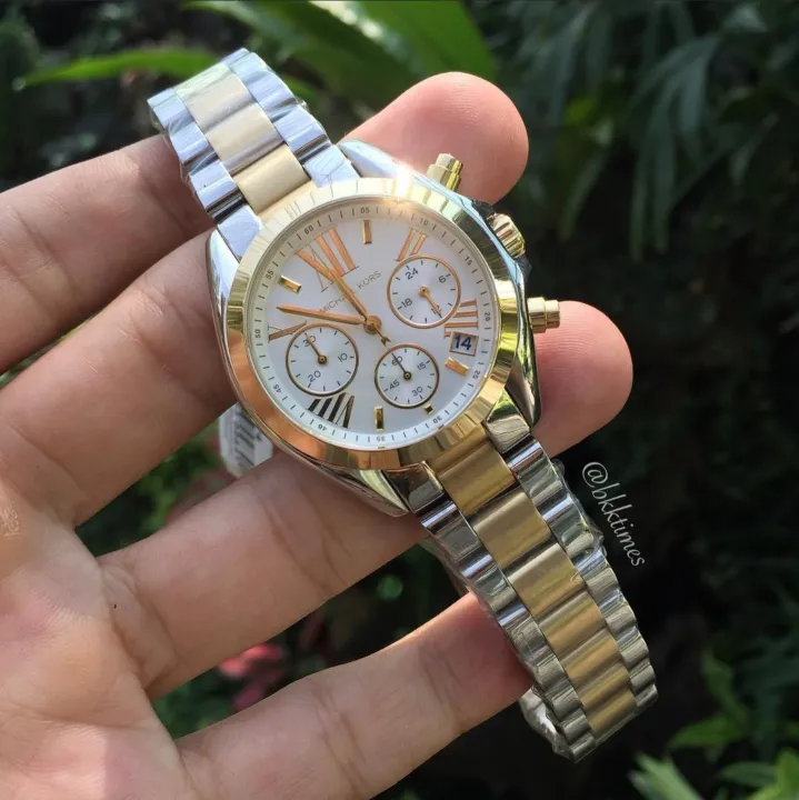 MICHAEL KORS Lexinton watch  silver and gold ro  MyStore