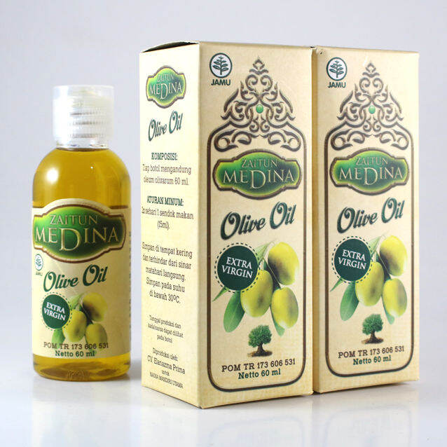 Medina Minyak Zaitun Extra Virgin Olive Oil 60 ml | Lazada Indonesia