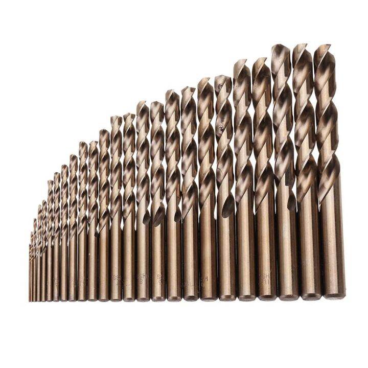 19pcs/25pcs set HSS Cobalt Drill Bit for Hardened Metal & Stainless