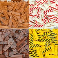 City MOC Wood Grain Building Blocks Printed Tile 1x4 Pattern Floor Board Wall Bricks Accessories Toys Compatible With 2431